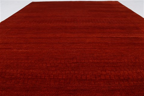 Gabbeh Red Hand Knotted 48 X 68 Area Rug 250-27068 Image 8