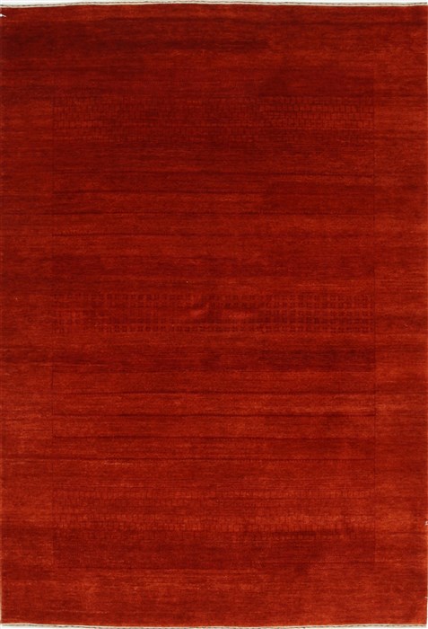 Gabbeh Red Hand Knotted 48 X 68 Area Rug 250-27068 Image 0