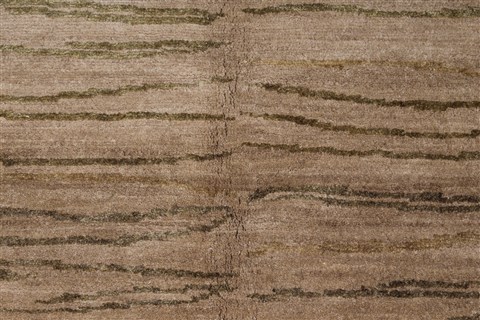 Modern Brown Hand Knotted 50 X 80 Area Rug 250-27070 Image 2