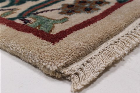 Kazak White Hand Knotted 51 X 69 Area Rug 250-27071 Image 6