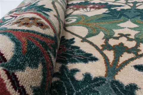 Kazak White Hand Knotted 51 X 69 Area Rug 250-27071 Image 8