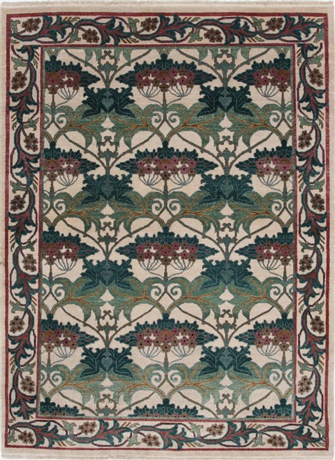 Kazak White Hand Knotted 51 X 69 Area Rug 250-27071 Image 0