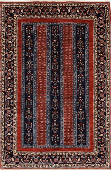 Gabbeh Blue Hand Knotted 46 X 610 Area Rug 250-27075 Image 0