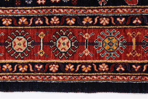 Gabbeh Red Hand Knotted 50 X 67 Area Rug 250-27076 Image 2