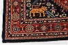 Gabbeh Red Hand Knotted 50 X 67 Area Rug 250-27076 Thumb 4