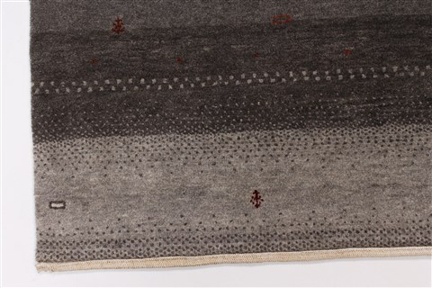 Gabbeh Beige Hand Knotted 50 X 70 Area Rug 250-27078 Image 7