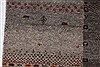 Gabbeh Beige Hand Knotted 50 X 70 Area Rug 250-27078 Thumb 9