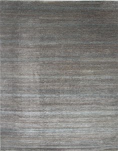 Indian Modern Grey Rectangle 12x15 ft Wool Carpet 27079