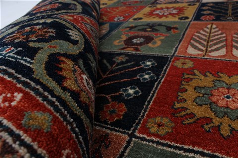 Gabbeh Multicolor Hand Knotted 51 X 71 Area Rug 250-27080 Image 11