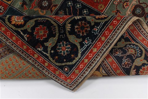 Gabbeh Multicolor Hand Knotted 51 X 71 Area Rug 250-27080 Image 1