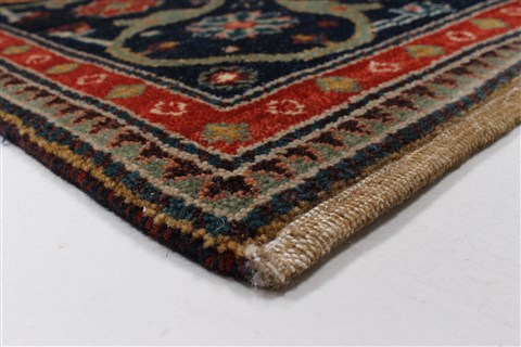 Gabbeh Multicolor Hand Knotted 51 X 71 Area Rug 250-27080 Image 7