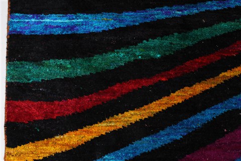 Modern Multicolor Hand Knotted 51 X 72 Area Rug 250-27081 Image 4