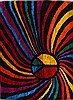 Modern Multicolor Hand Knotted 51 X 72 Area Rug 250-27081 Thumb 0
