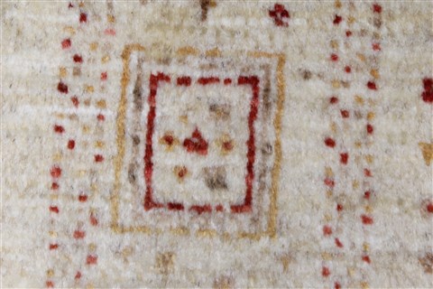 Gabbeh Beige Hand Knotted 48 X 64 Area Rug 250-27084 Image 9