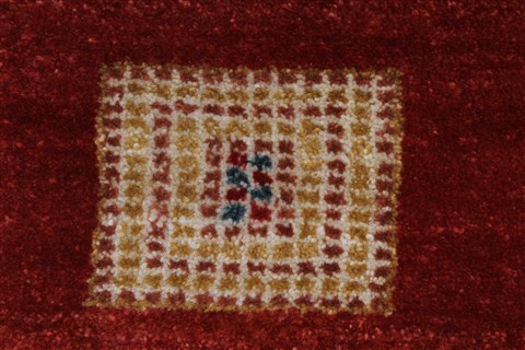 Gabbeh Beige Hand Knotted 50 X 69 Area Rug 250-27086 Image 9