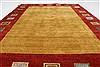 Gabbeh Beige Hand Knotted 50 X 69  Area Rug 250-27086 Thumb 4