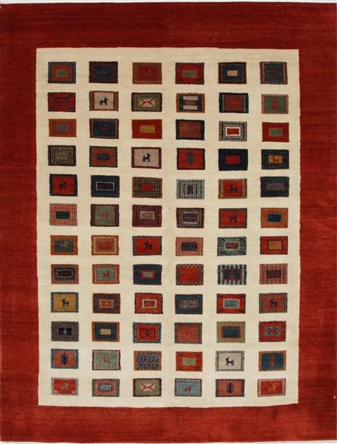 Gabbeh Multicolor Hand Knotted 411 X 66 Area Rug 250-27088 Image 0