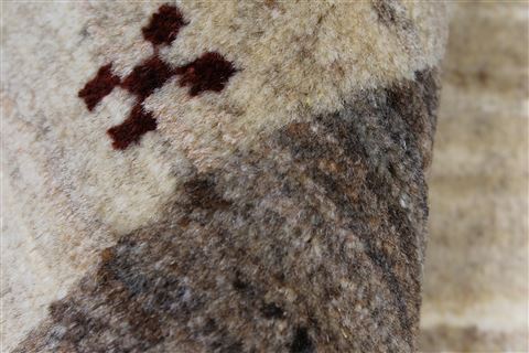 Gabbeh Beige Hand Knotted 49 X 66 Area Rug 250-27089 Image 10
