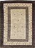Gabbeh Beige Hand Knotted 49 X 66  Area Rug 250-27089 Thumb 0