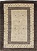 Gabbeh Beige Hand Knotted 49 X 66 Area Rug 250-27089 Thumb 0