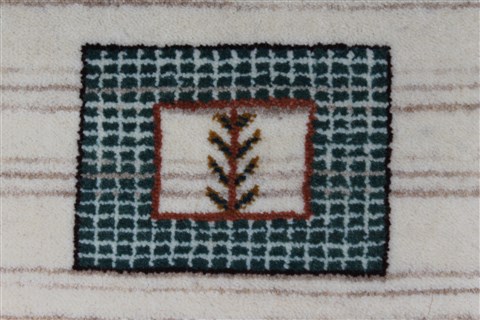 Gabbeh Multicolor Hand Knotted 46 X 63 Area Rug 250-27091 Image 11