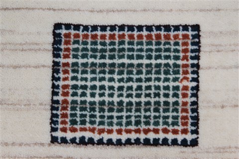 Gabbeh Multicolor Hand Knotted 46 X 63 Area Rug 250-27091 Image 12