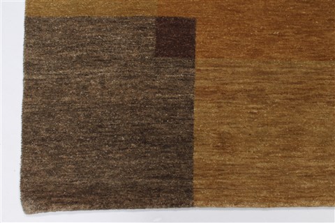 Modern Beige Hand Knotted 46 X 66 Area Rug 250-27092 Image 6
