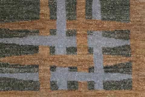 Modern Beige Hand Knotted 49 X 68 Area Rug 250-27093 Image 7