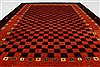 Gabbeh Purple Hand Knotted 411 X 611 Area Rug 250-27094 Thumb 4