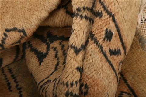 Mahal Beige Hand Knotted 132 X 191 Area Rug 253-27095 Image 2