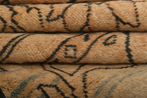 Mahal Beige Hand Knotted 132 X 191 Area Rug 253-27095 Image 4