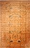 Mahal Beige Hand Knotted 126 X 187  Area Rug 253-27098 Thumb 0
