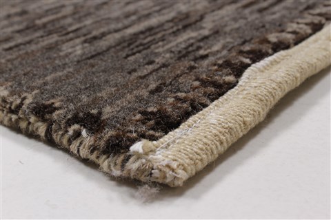 Gabbeh Beige Hand Knotted 57 X 72 Area Rug 250-27100 Image 7
