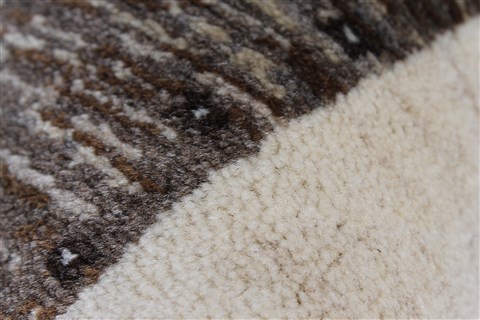 Gabbeh Beige Hand Knotted 57 X 72 Area Rug 250-27100 Image 9