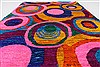 Modern Multicolor Hand Knotted 50 X 73 Area Rug 250-27101 Thumb 4
