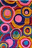 Modern Multicolor Hand Knotted 50 X 73 Area Rug 250-27101 Thumb 0
