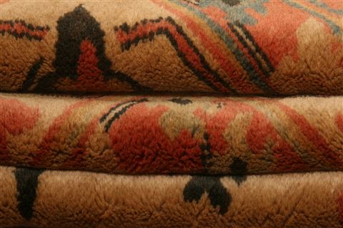 Mahal Beige Hand Knotted 134 X 197 Area Rug 100-27104 Image 4