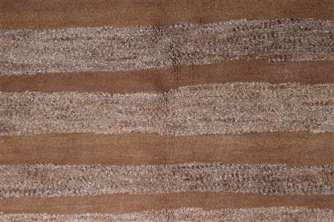 Modern Beige Hand Knotted 50 X 76 Area Rug 250-27105 Image 5