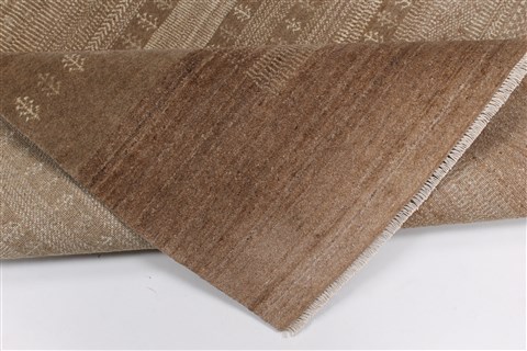 Gabbeh Beige Hand Knotted 50 X 72 Area Rug 250-27106 Image 1