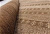 Gabbeh Beige Hand Knotted 50 X 72  Area Rug 250-27106 Thumb 11