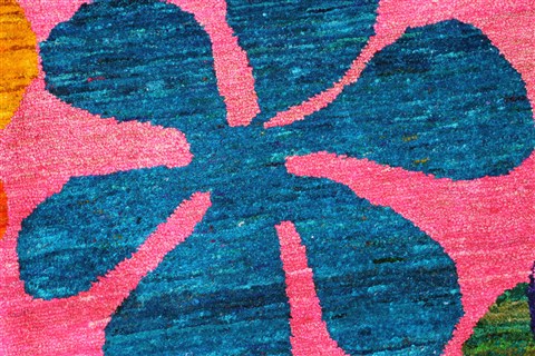 Modern Multicolor Hand Knotted 410 X 69 Area Rug 250-27107 Image 4