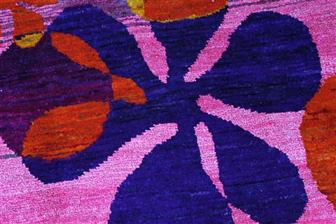 Modern Multicolor Hand Knotted 410 X 69 Area Rug 250-27107 Image 5