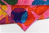 Modern Multicolor Hand Knotted 410 X 69 Area Rug 250-27107 Thumb 1