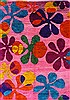 Modern Multicolor Hand Knotted 410 X 69 Area Rug 250-27107 Thumb 0