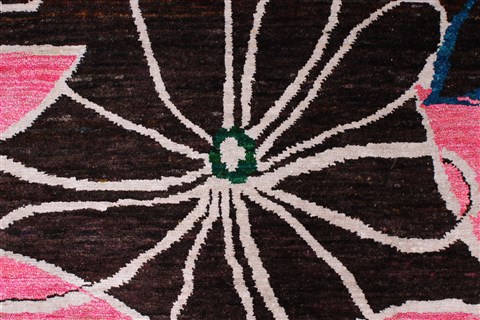 Modern Beige Hand Knotted 410 X 66 Area Rug 250-27108 Image 4