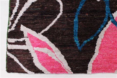 Modern Beige Hand Knotted 410 X 66 Area Rug 250-27108 Image 6