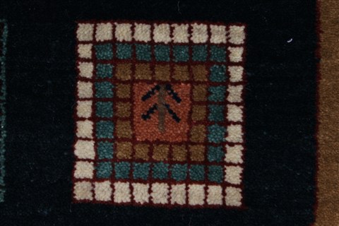 Gabbeh Multicolor Hand Knotted 57 X 710 Area Rug 250-27109 Image 11