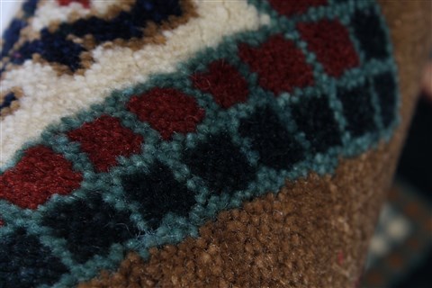 Gabbeh Multicolor Hand Knotted 57 X 710 Area Rug 250-27109 Image 1