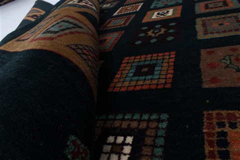 Gabbeh Multicolor Hand Knotted 57 X 710 Area Rug 250-27109 Image 3