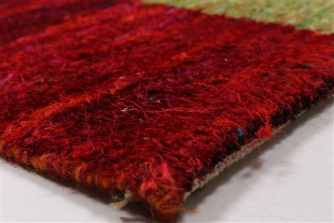 Modern Green Hand Knotted 50 X 74 Area Rug 250-27110 Image 6